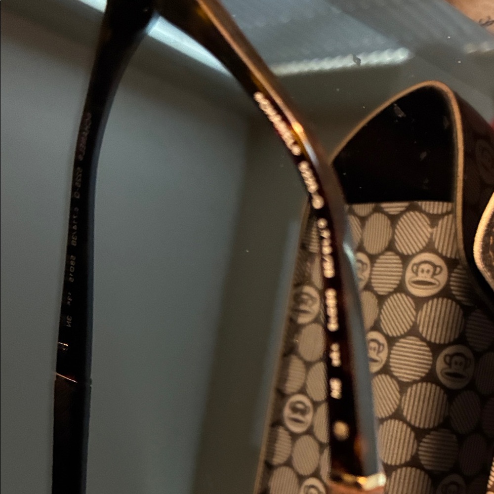 CHANEL Black Sunglasses with Gold CC Accents - Picture 5 of 11